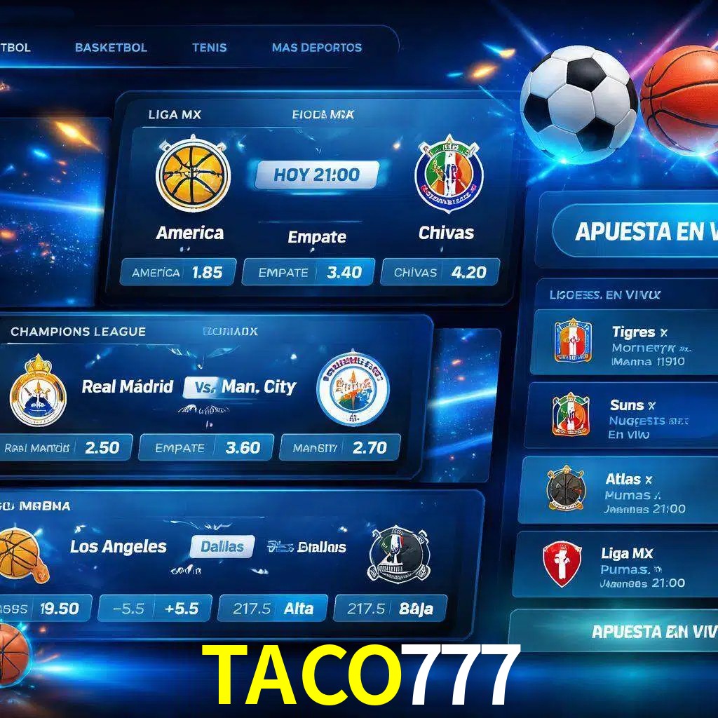 Mercados de apuestas deportivas TACO777 para jugadores en México