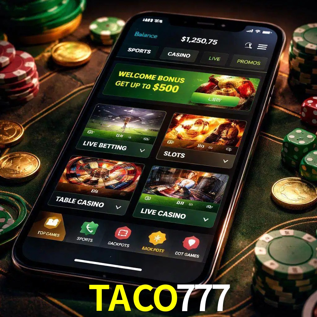 Diseño de juegos móviles TACO777 para usuarios en México